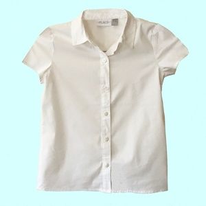 NWT CHILDREN'S PLACE GIRL'S WHITE TOP SIZE 10/12